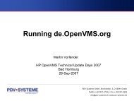 runs on Linux - OpenVMS.org