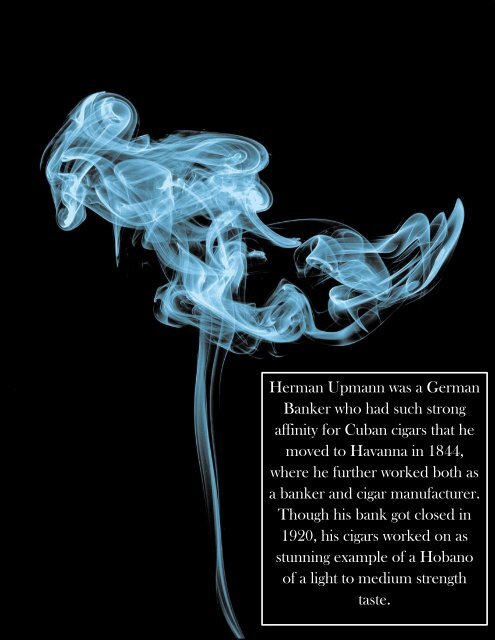 Legend behind H.Upmann Cigars