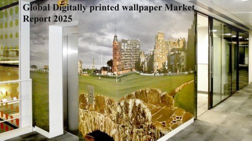 Digitally printed wallpaper