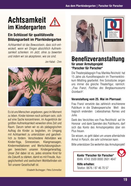 Pfarrblatt Sommer 2018