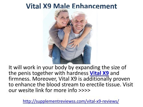 Vital X9 Male Enhancement