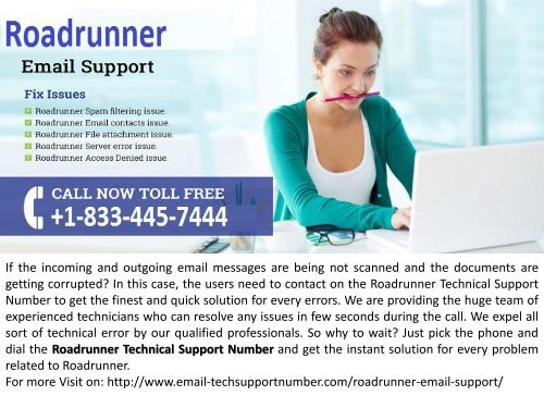 Roadrunner Email Support Number +1-833-445-7444