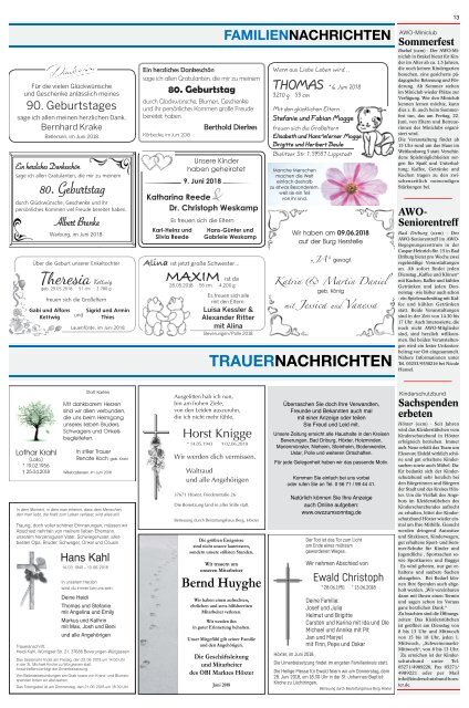 Uslar Aktuell 2018 KW 24