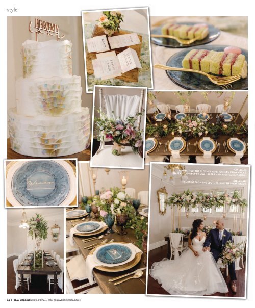 Real Weddings Magazine - Summer/Fall 2018 - Heaven Sent-A Decor Inspiration Story {The Digital Layout}