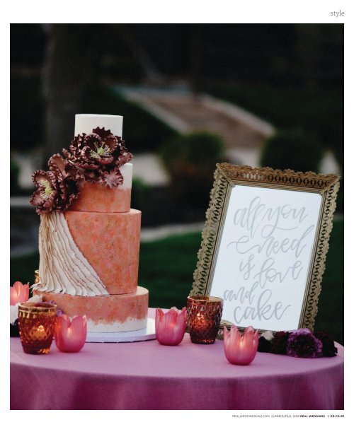 Real Weddings Magazine - Summer/Fall 2018 - California Dreaming-A Decor Inspiration Story {The Digital Layout}