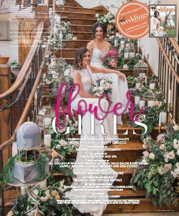 Real Weddings Magazine - Summer/Fall 2018 - Flower Girls-Cover Model Finalist Photo Shoot {The Digital Layout}