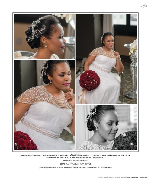 Real Weddings Magazine - Summer/Fall 2018 - Uptown Girls-Cover Model Finalist Photo Shoot {The Digital Layout}