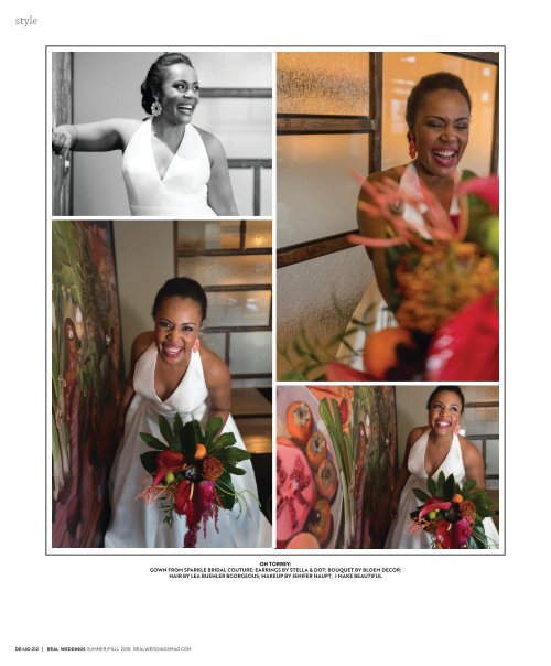 Real Weddings Magazine - Summer/Fall 2018 - Uptown Girls-Cover Model Finalist Photo Shoot {The Digital Layout}