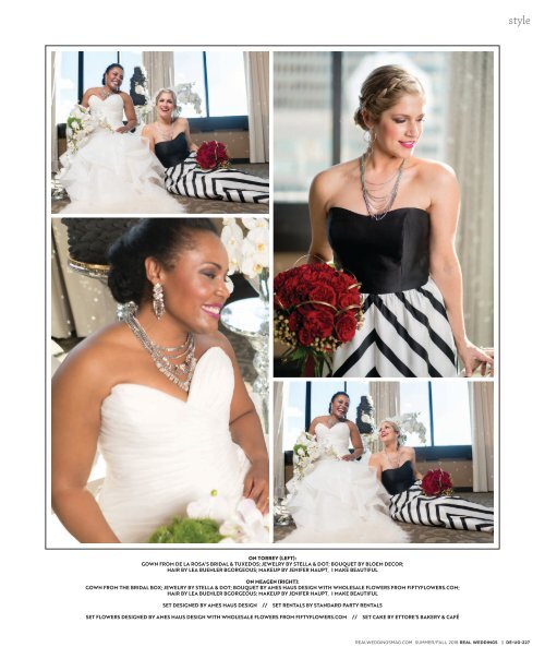 Real Weddings Magazine - Summer/Fall 2018 - Uptown Girls-Cover Model Finalist Photo Shoot {The Digital Layout}