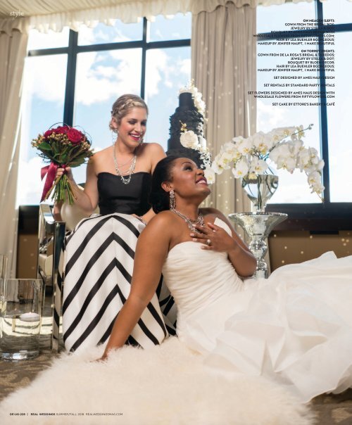 Real Weddings Magazine - Summer/Fall 2018 - Uptown Girls-Cover Model Finalist Photo Shoot {The Digital Layout}