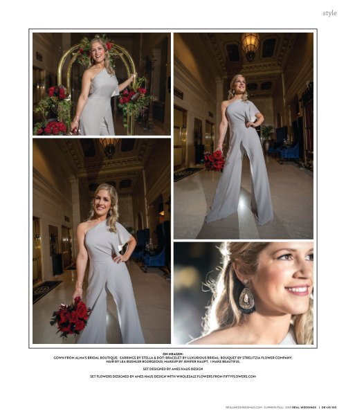 Real Weddings Magazine - Summer/Fall 2018 - Uptown Girls-Cover Model Finalist Photo Shoot {The Digital Layout}