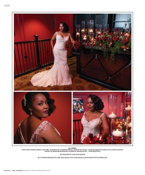 Real Weddings Magazine - Summer/Fall 2018 - Uptown Girls-Cover Model Finalist Photo Shoot {The Digital Layout}