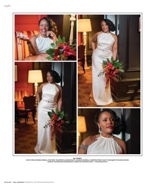 Real Weddings Magazine - Summer/Fall 2018 - Uptown Girls-Cover Model Finalist Photo Shoot {The Digital Layout}