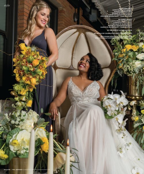 Real Weddings Magazine - Summer/Fall 2018 - Uptown Girls-Cover Model Finalist Photo Shoot {The Digital Layout}