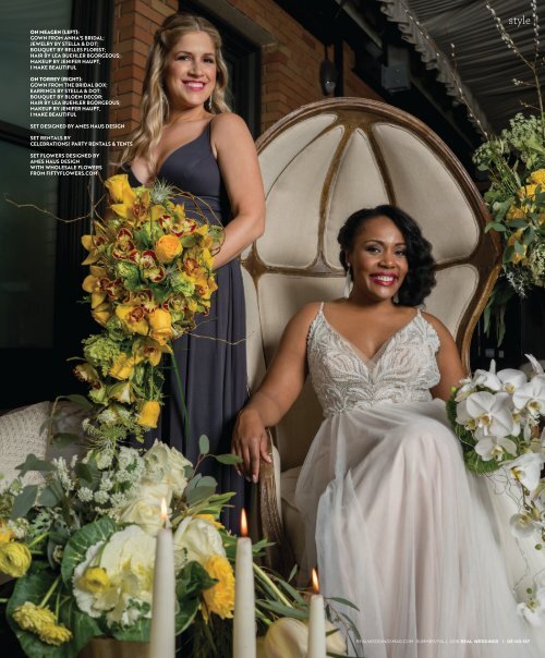 Real Weddings Magazine - Summer/Fall 2018 - Uptown Girls-Cover Model Finalist Photo Shoot {The Digital Layout}