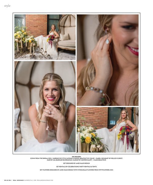 Real Weddings Magazine - Summer/Fall 2018 - Uptown Girls-Cover Model Finalist Photo Shoot {The Digital Layout}