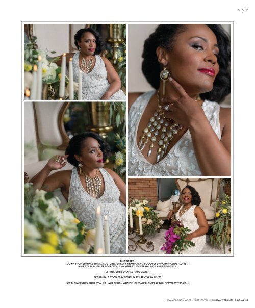 Real Weddings Magazine - Summer/Fall 2018 - Uptown Girls-Cover Model Finalist Photo Shoot {The Digital Layout}