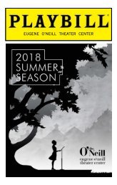 The Eugene O'Neill Theater Center's 2018 Summer Season Playbill