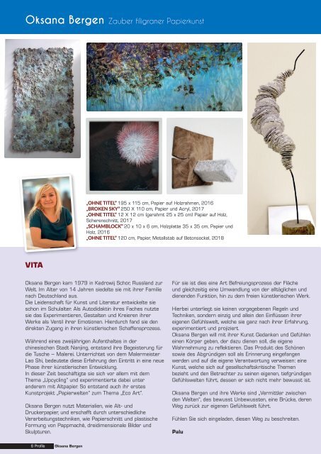 Profile Nr. 12 - Kunst- und Kulturmagazin 