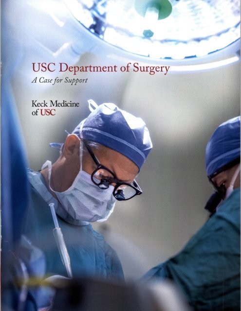 USC Department of Surgery - A Case for Support (2)