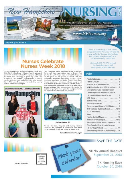 New Hampshire Nursing News - July 2018