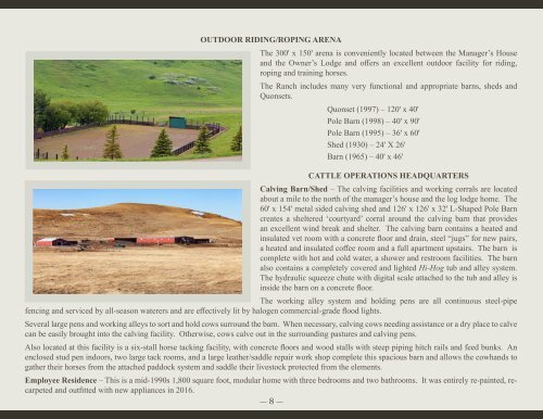 North Fork Ranch Offering Brochure