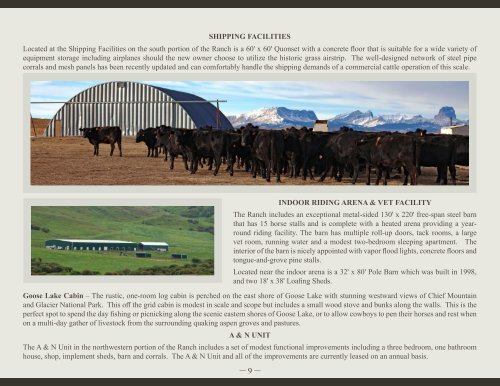 North Fork Ranch Offering Brochure