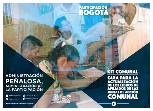 Kit Comunal. Guía para la actualización de los Libros de afiliados de las Juntas de Acción Comunal1