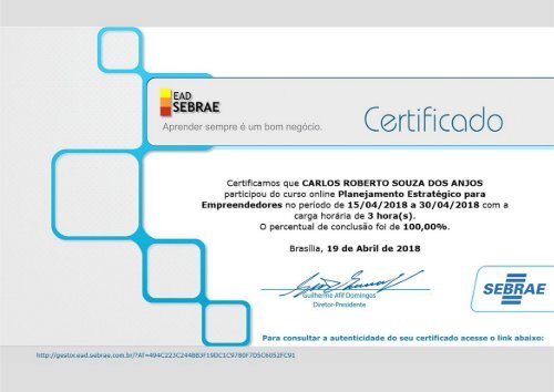 Certificado