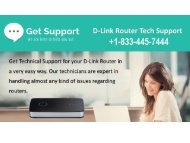 Calling at +1-833-445-7444 D-Link Router Customer Care Help Support Number