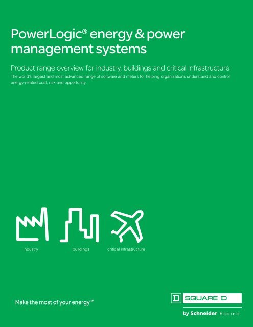 PowerLogic® energy & power management systems