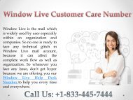 Toll-Free Window Live help support number +1-833-455-7444 Canada