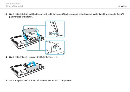 Sony VPCF22M1R - VPCF22M1R Mode d'emploi Danois