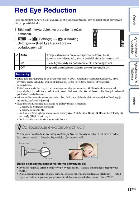 Sony DSC-TX9 - DSC-TX9 Consignes d&rsquo;utilisation Slovaque