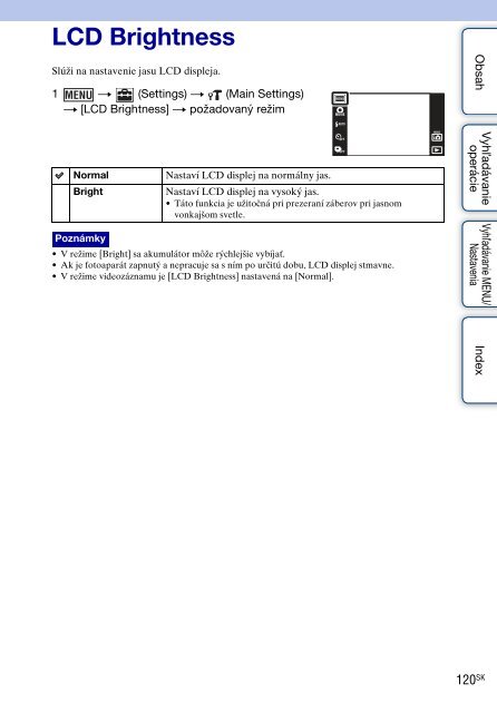 Sony DSC-TX9 - DSC-TX9 Consignes d&rsquo;utilisation Slovaque