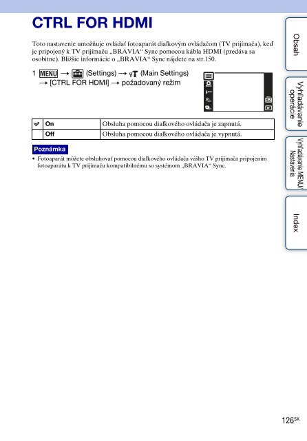 Sony DSC-TX9 - DSC-TX9 Consignes d&rsquo;utilisation Slovaque