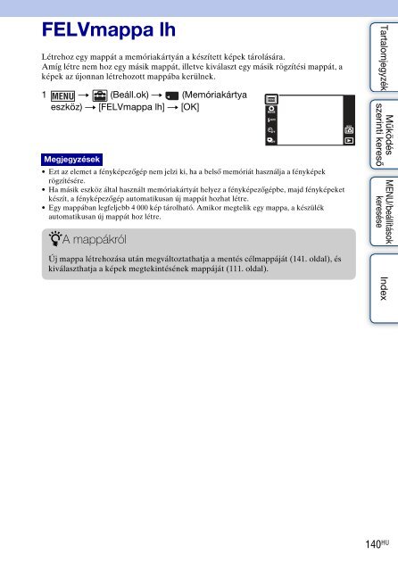 Sony DSC-TX9 - DSC-TX9 Consignes d&rsquo;utilisation Hongrois