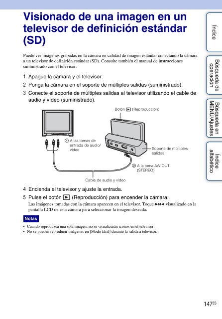 Sony DSC-TX9 - DSC-TX9 Consignes d&rsquo;utilisation Espagnol