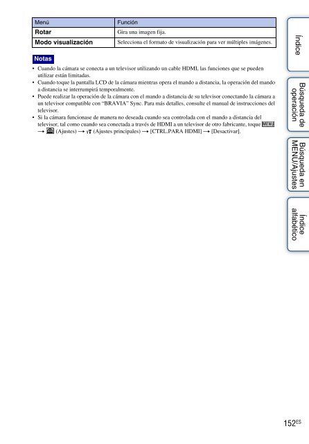 Sony DSC-TX9 - DSC-TX9 Consignes d&rsquo;utilisation Espagnol