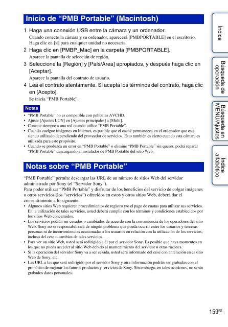 Sony DSC-TX9 - DSC-TX9 Consignes d&rsquo;utilisation Espagnol