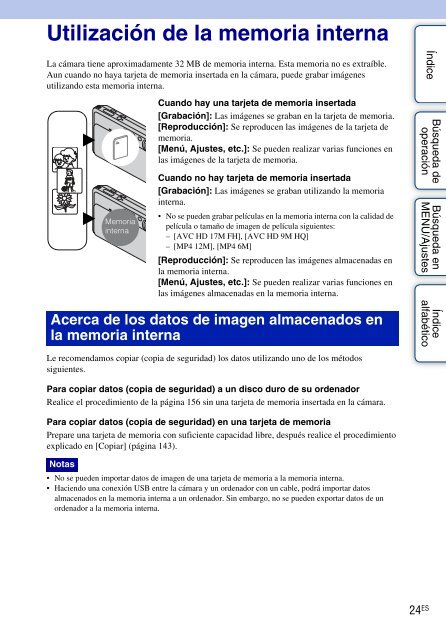 Sony DSC-TX9 - DSC-TX9 Consignes d&rsquo;utilisation Espagnol