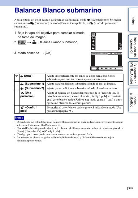 Sony DSC-TX9 - DSC-TX9 Consignes d&rsquo;utilisation Espagnol