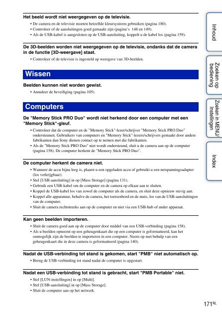 Sony DSC-TX9 - DSC-TX9 Consignes d&rsquo;utilisation N&eacute;erlandais