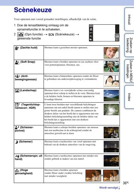 Sony DSC-TX9 - DSC-TX9 Consignes d&rsquo;utilisation N&eacute;erlandais