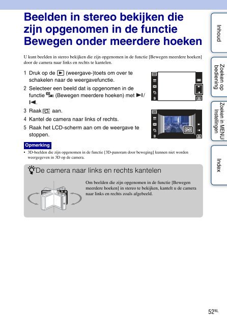 Sony DSC-TX9 - DSC-TX9 Consignes d&rsquo;utilisation N&eacute;erlandais