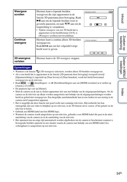 Sony DSC-TX9 - DSC-TX9 Consignes d&rsquo;utilisation N&eacute;erlandais