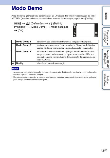 Sony DSC-TX9 - DSC-TX9 Consignes d&rsquo;utilisation Portugais