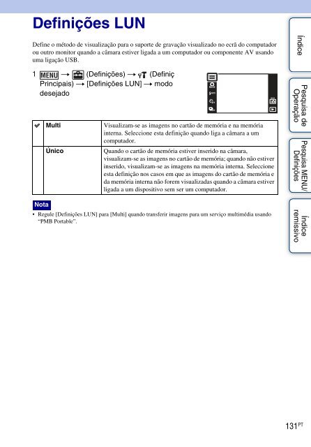 Sony DSC-TX9 - DSC-TX9 Consignes d&rsquo;utilisation Portugais