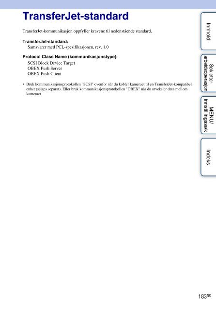 Sony DSC-TX9 - DSC-TX9 Consignes d&rsquo;utilisation Norv&eacute;gien