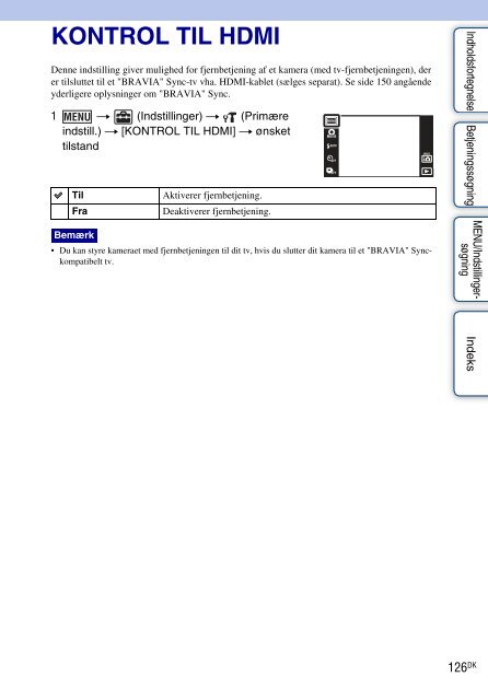 Sony DSC-TX9 - DSC-TX9 Consignes d&rsquo;utilisation Danois